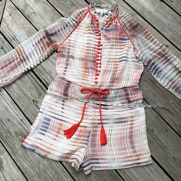 Adelyn Rae Anthropologie adorable plaid romper XS - Picture 8 of 10